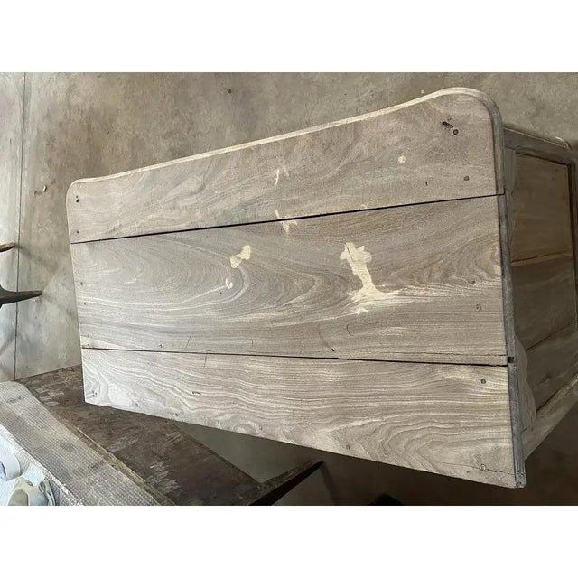 Ivory 19th Century French Regency Chest of Drawers in Bleached Walnut For Sale - Image 8 of 12