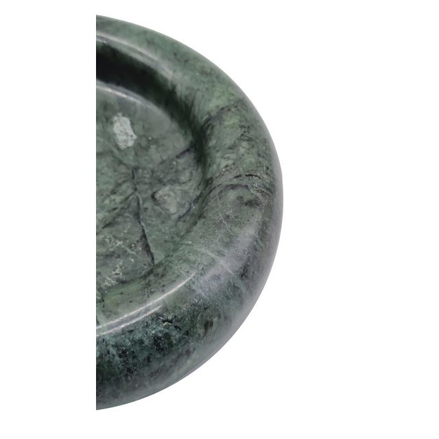 Sergio Asti Green Marble Centerpiece by Sergio Asti for Up & Up, Italy, 1970s For Sale - Image 4 of 7