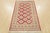 Farmhouse Bokhara Jaldar Rug 4’2” X 6’3” Pink Wool Tribal Hand-Knotted Oriental Carpet For Sale - Image 3 of 12
