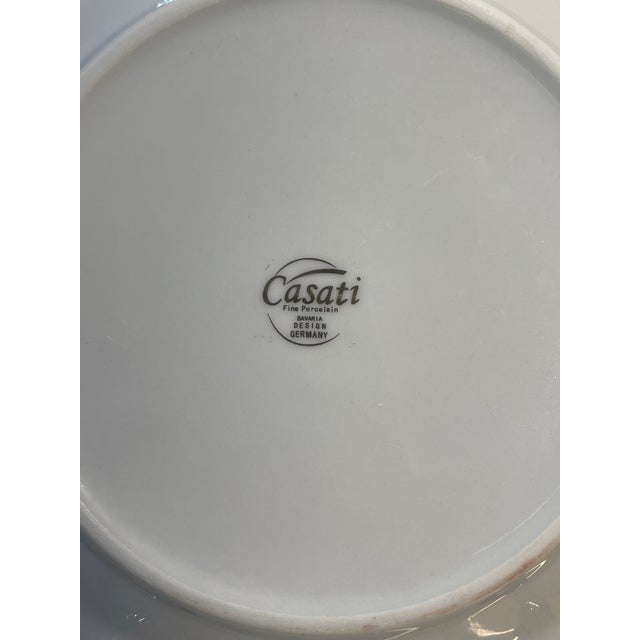 Vintage Casati Fine Porcelain Bavaria Design Side Plates - Set of 4 For Sale - Image 4 of 4