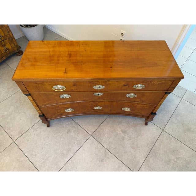 Empire Biedermeier Chest of 3 Drawers For Sale - Image 6 of 9