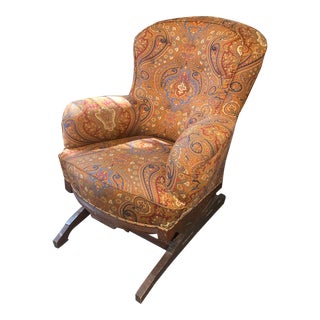 Late 19th Century Eastlake Platform Rocking Chair For Sale