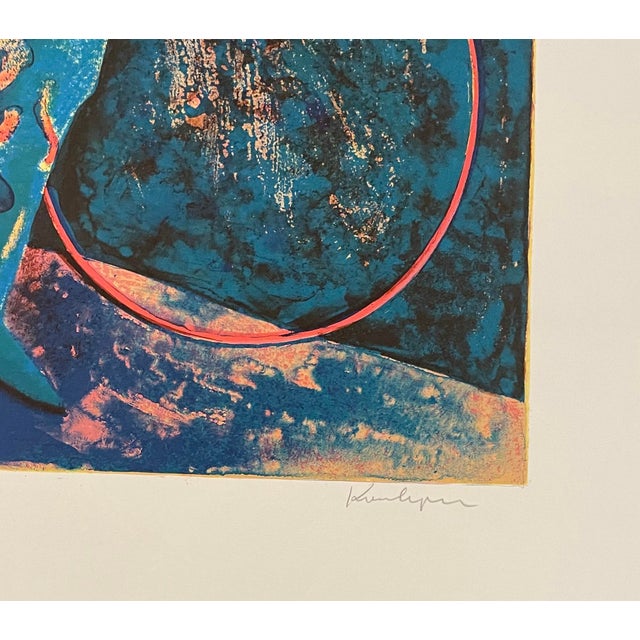 Alfred Kornberger (1933-2002) "Circus Star" MCM lithograph on paper, pencil signed. Sheet: 25.5 x 19.5 inches Image: 13 x...