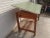 Vintage Adjustable Top Oak Drafting Table For Sale - Image 9 of 10