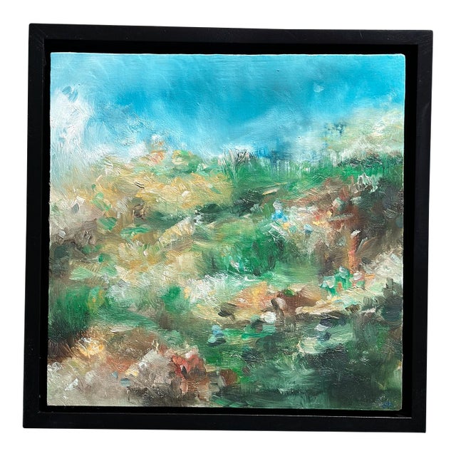 Sugar Pops No.1 Abstract Contemporary Landscape Painting For Sale