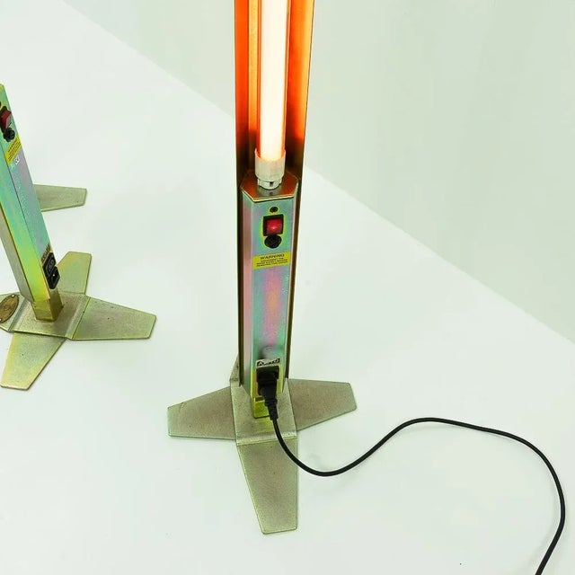 1990s Aura Floor Lamps by Mark Brazier-Jones, 1990s, Set of 3 For Sale - Image 5 of 18