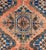 Mid 20th Century Vintage Oushak Rug From Turkey With Medallions in Salmon Pink and Blue 5'5 X 11'4 For Sale - Image 5 of 8