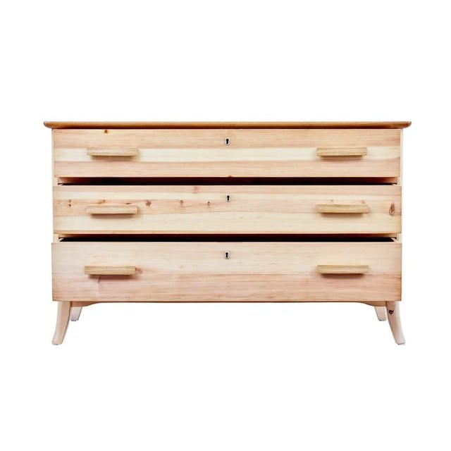 1960s Mid 20th Century Swedish Pine Chest of Drawers, 1960s For Sale - Image 5 of 9