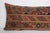Textile Antique Handwoven Tribal Throw Rug Pillow -16'' X 39'' For Sale - Image 7 of 11