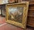 A charming example of 19th-century Belgian animal painting, this antique oil on canvas depicts a colorful barnyard scene...