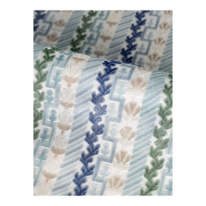 The House of Scalamandré Villelaure Fabric, Blue Bird
