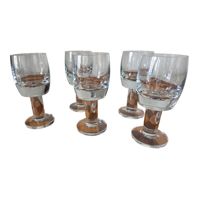 Vintage Krosno Thor Goblets For Sale