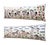 Mid-Century Modern White Horse Suzani Lumbar Pillow Cover 17'' X 52'' - Set of Two For Sale - Image 3 of 4