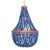 Marjorie Skouras Design Silvio Juan Carlos Lapis Lazuli Empire Chandelier For Sale