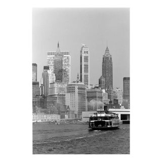 Erich Andres, New York City Skyline and Ferry, Photographic Print For Sale