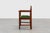 Amsterdamse School Oak and Velvet Side Chair, the Netherlands, 1920s For Sale - Image 3 of 15