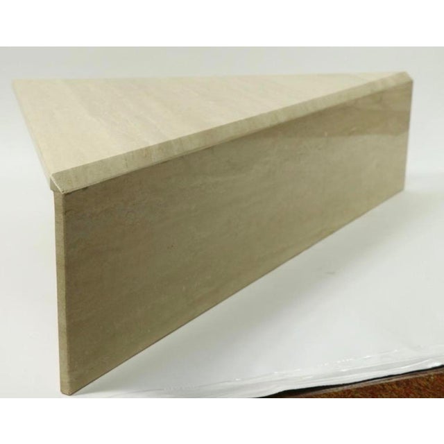 1970s 1970s Italian Travertine Marble Coffee Table by Up & Up For Sale - Image 5 of 12