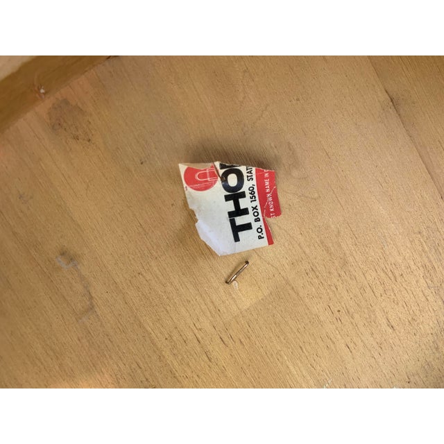 Curly Maple Bentwood Bistro Stool by Thonet From the 1960s For Sale - Image 10 of 11