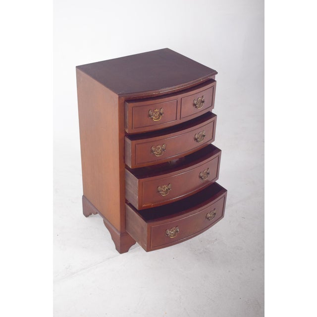 Portuguese Bedside Table with Drawers, 1980s For Sale - Image 4 of 8