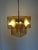 Goldenrod Mid-Century Chandelier in Smoked Glass from Vistosi, 1960s For Sale - Image 8 of 11