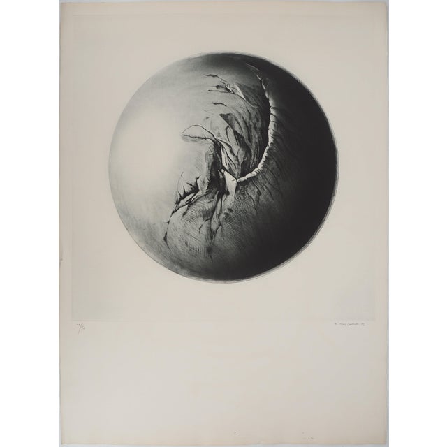 Gérard Titus-Carmel, Spherical Cosmology, 1972, Original Signed Engraving For Sale