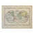 Double Hemisphere Original Map of the World, by Charles Desilver, 1856 For Sale