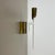 Brass Tube Theatre Wall Light Sconces in the style of Stilnovo, Italy, 1950, Set of 2 For Sale - Image 11 of 16