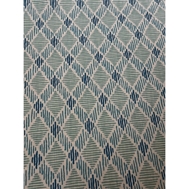 Schumacher Dexter Indoor/Outdoor Turquoise Fabric 180231 Indoor/Outdoor Collection 4 Yards Brand: Schumacher chevron right...