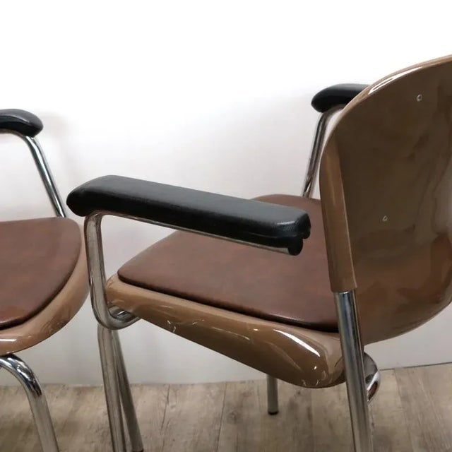 1970s Set of Sm 400 K Armchairs by Gerd Lange for Drabert, 1977 For Sale - Image 5 of 14