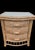 1990s Vintage Natural Wicker Henry Link Style Glass Top 3 Drawer Night Stands- A Pair For Sale - Image 5 of 10