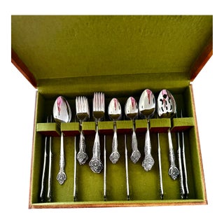 Mid 20th Century SCC Japan Stainless Steel 18/8 Gauge Cutlery - Set of Fifty Pieces For Sale