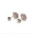 Diamond Rubellite Tourmaline Earrings 14k Gold 1.36 Tcw Certified For Sale In New York - Image 6 of 13