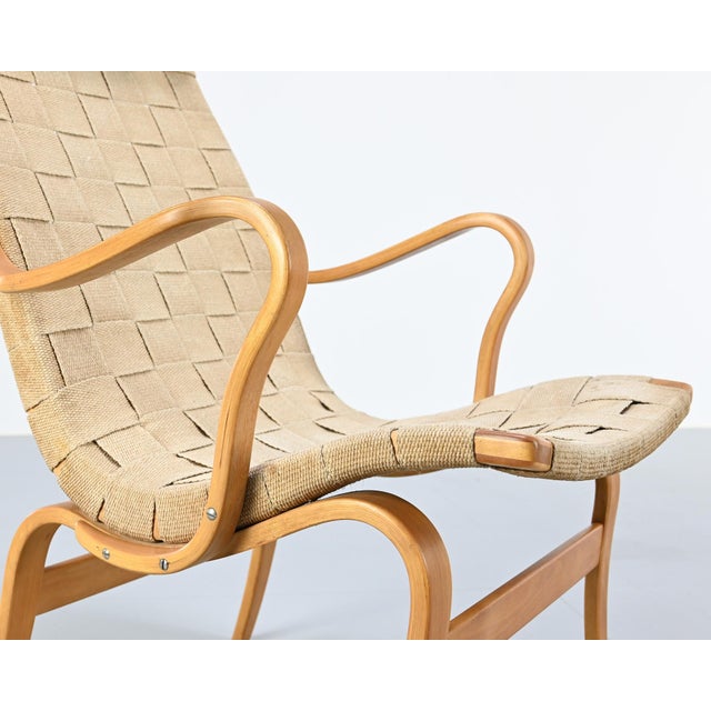 Eva Armchair by Bruno Mathsson for Karl Mathsson, Denmark, 1976 For Sale - Image 12 of 18