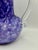 Vintage Wheaton Village 2000 Purple Hand Blown Glass Pitcher Vase For Sale - Image 4 of 6