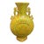 Chinese Ceramic Vase Ming Dynasty Hongzhi Marked Yellow Glaze Porcelain Vase Hand Carved Double Dragon Ears For Sale