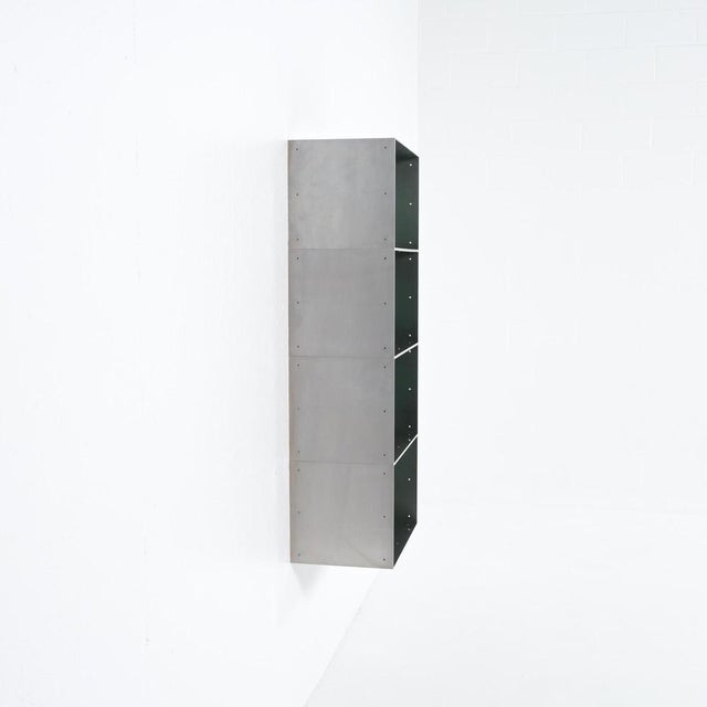 Metal Totem Wall Cabinet by Atelier Belge For Sale - Image 7 of 18
