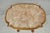 Victorian Antique Eastlake Victorian Carved Walnut Marble Top Parlor Lamp Side Table For Sale - Image 3 of 14