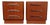Pair of Vintage G Plan Fresco Mid Century Modern Teak Nightstands / Low Chests For Sale