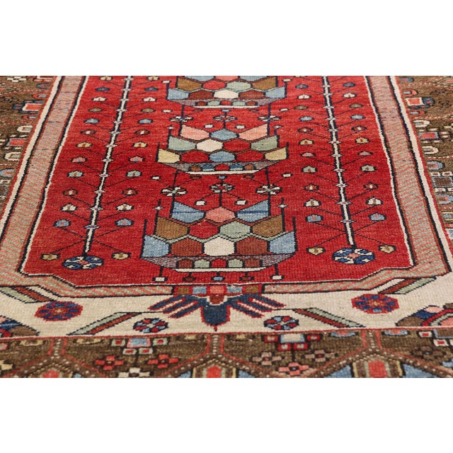Late 19th Century Antique Persian Malayer Rug, 02'10 X 03'10 For Sale - Image 5 of 10
