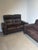Black Stressless Sofa Set, Set of 2 For Sale - Image 8 of 10