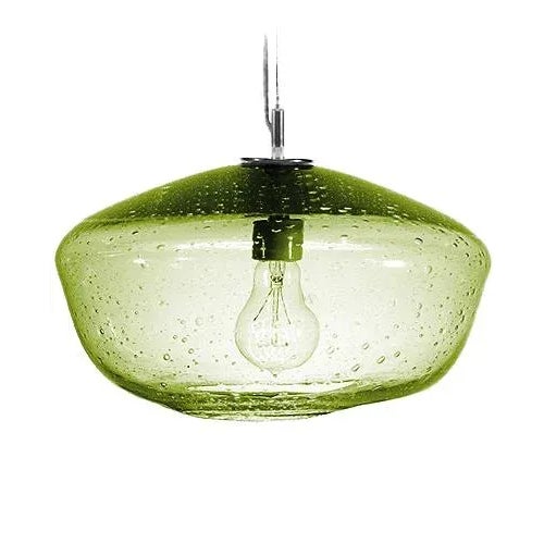 Tempo Galaxy Pendant Light from the Fizz Collection in Citron For Sale - Image 4 of 4