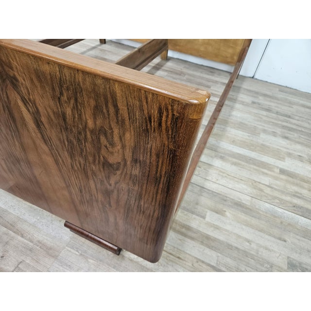 Art Deco Double Bed in Walnut Burl, 1940 For Sale - Image 12 of 15