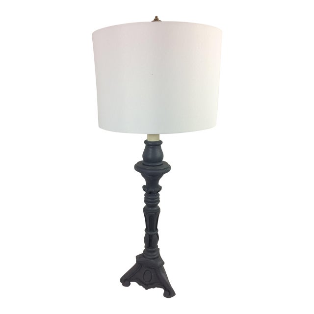 Plaster Pricket Lamp For Sale