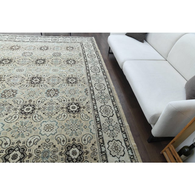 Vintage Persian Hand-Knotted area rug is a semi-antique vintage area rug. The '70s Eastern region of Anatolian's unique...