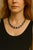 Bochic “Capri” Vintage Tanzanite & Diamond Necklace Set 18K Gold & Silver For Sale - Image 9 of 13