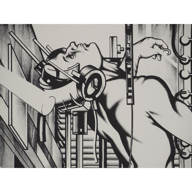 Francisco Melo, Nu futuriste, Lithograph For Sale - Image 4 of 8