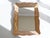 A rectangular vintage Venetian mirror with etched glass. The frame of the mirror is pink/copper in colour and has...