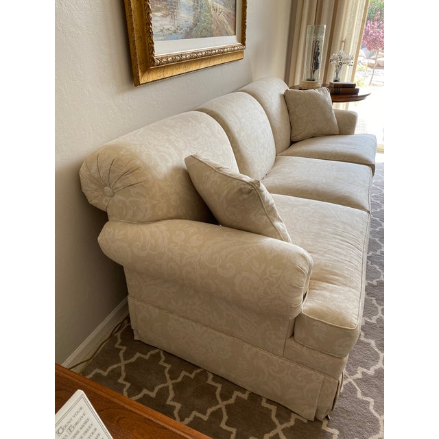 2000 - 2009 2000s Ethan Allen Preston Roll-Arm Sofa For Sale - Image 5 of 10