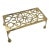 Vintage Brass Plant Stand Riser Footman - Ornate Pierced Scrollwork – Tabletop Riser For Sale