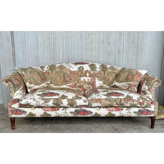 This sofas have high sides and back which is cosy in front of a fire or anywhere. The high sides are sprung and have built...
